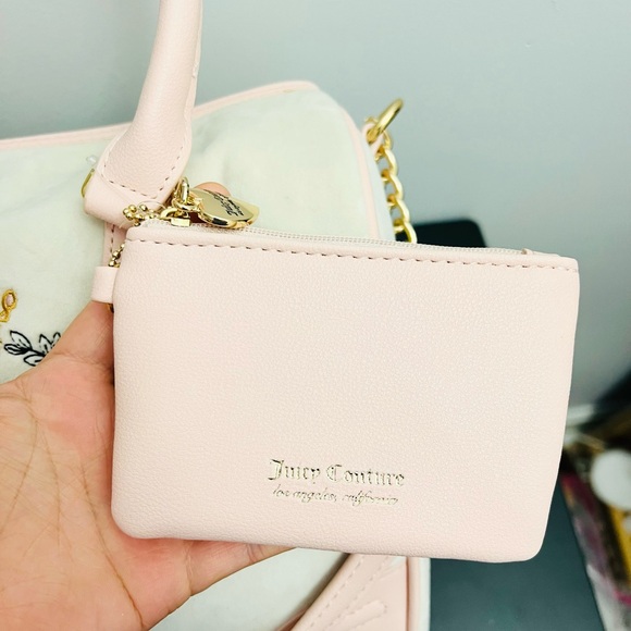 Juicy Couture Heritage Satchel - Cream/Pink - Picture 7 of 12